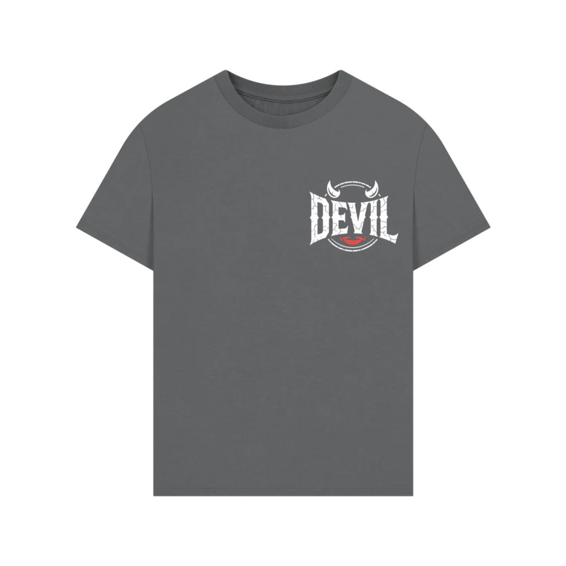 Devil Horns Typography Graphic T-Shirt - Image 3