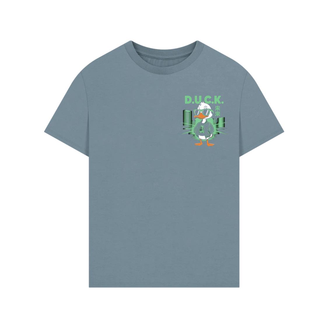 Duck Cool Streetwear Cartoon Character T-Shirt - Image 2