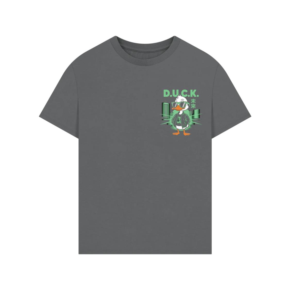 Duck Cool Streetwear Cartoon Character T-Shirt - Image 3