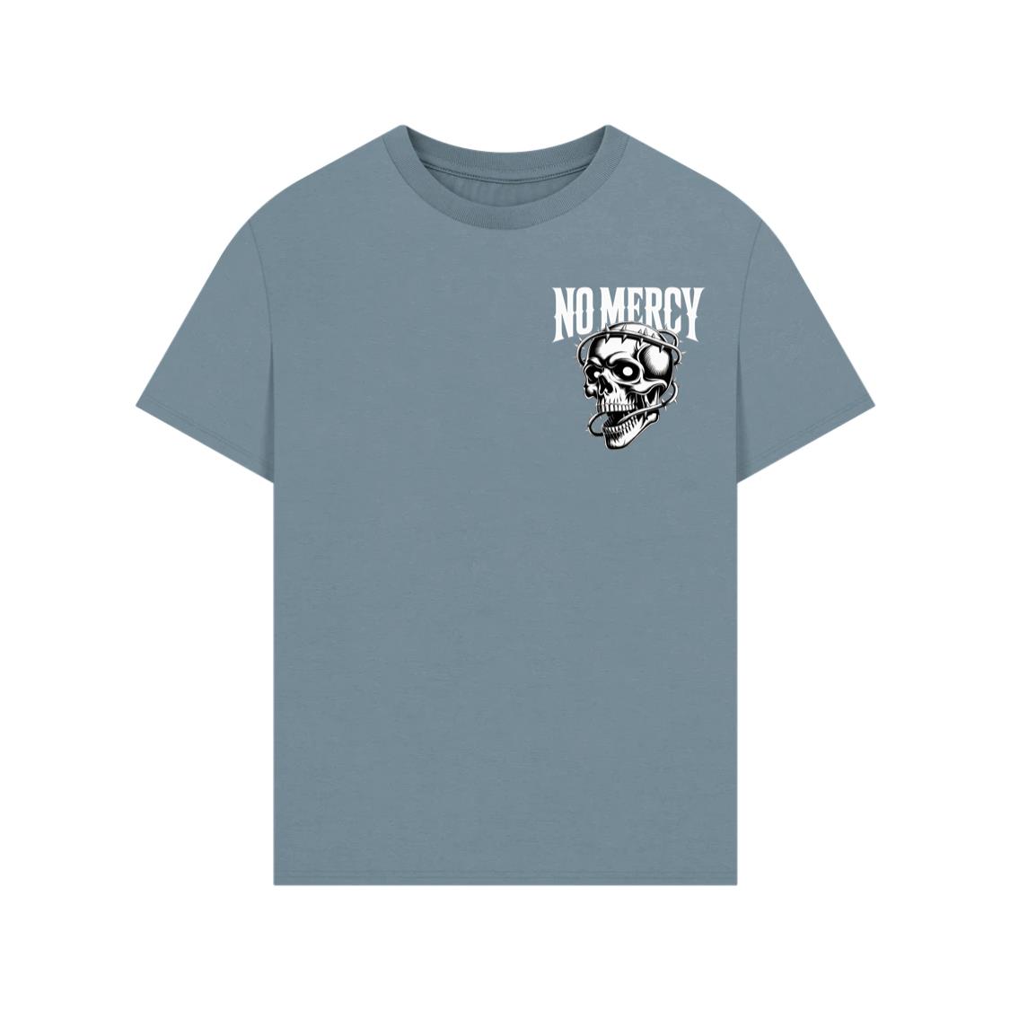 No Mercy Skull Warrior Graphic T-Shirt - Image 2