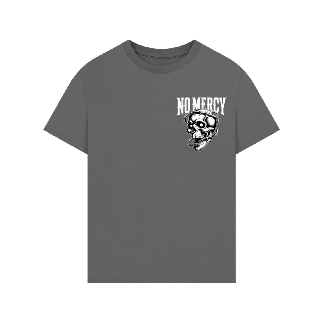 No Mercy Skull Warrior Graphic T-Shirt - Image 3
