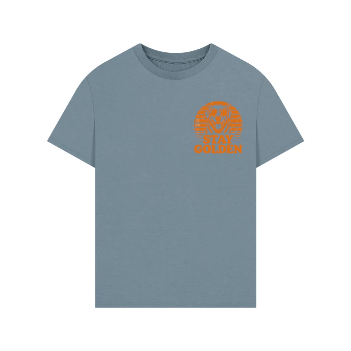 Stay Golden Dog Vintage Graphic for Pet Lovers and Optimistic Souls T-Shirt - Image 2