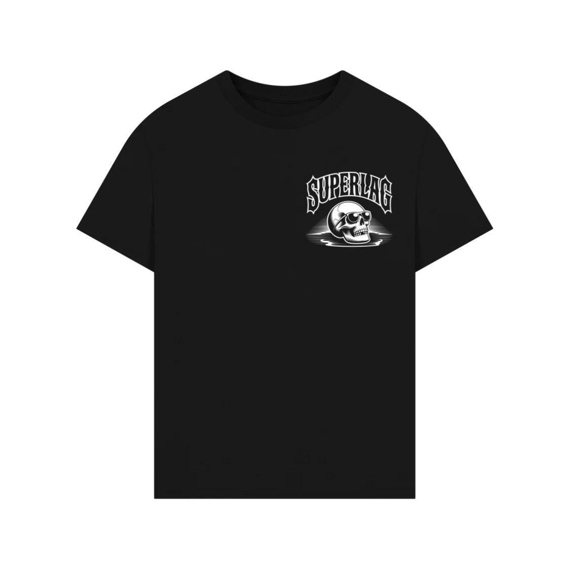Superlag Skull with Sunglasses Streetwear Style Design T-Shirt
